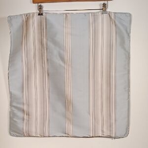 Pottery Barn Silk Stripe Euro Pillow Sham *PAIR*